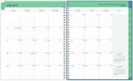 Blue Sky 2021-2022 Academic Year Teachers Weekly & Monthly Lesson Planner, 8.5" x 11", Flexible Cover, Wirebound, Ditsy Dapple Light (132002) - Image 3